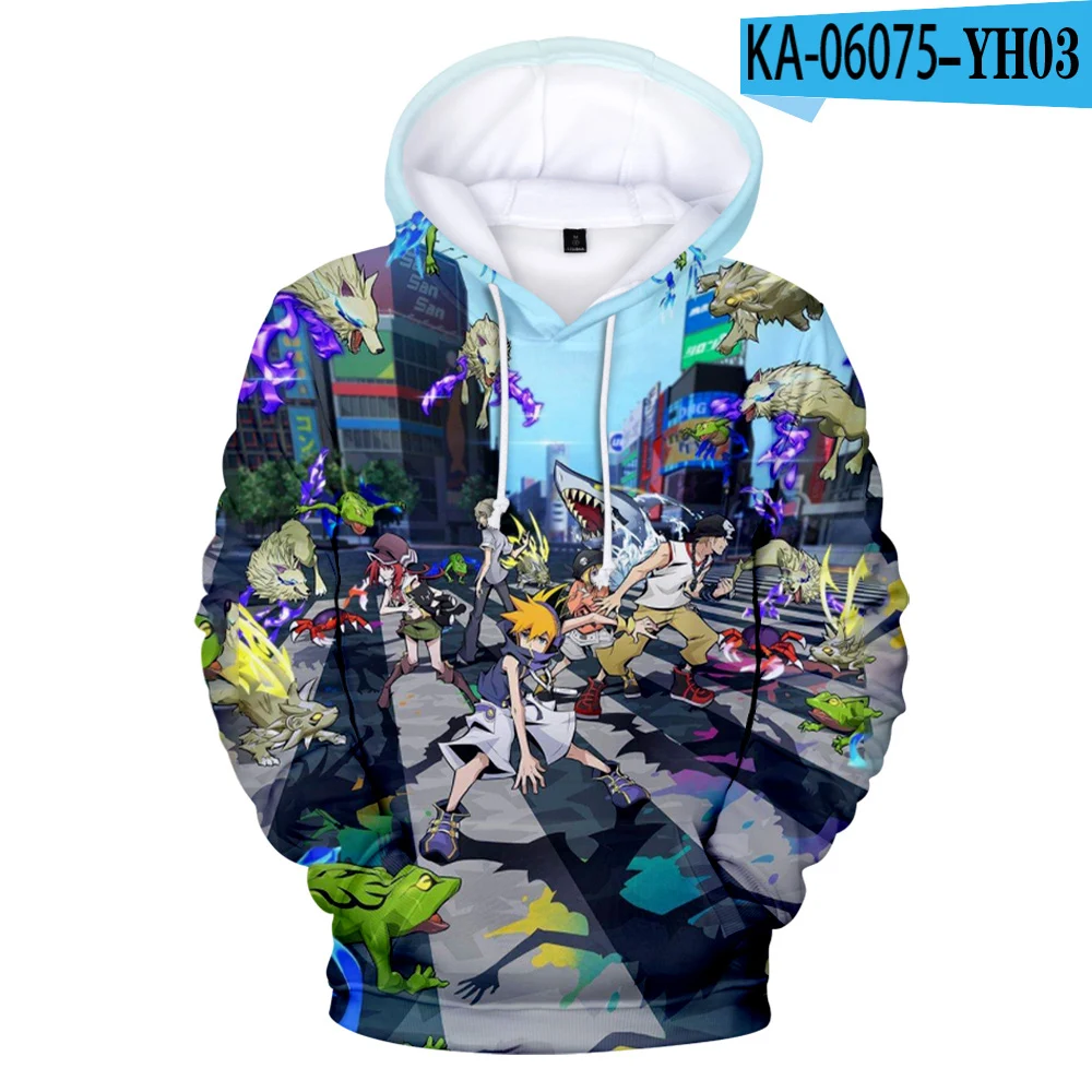

The World Ends With You 3D Hoodie Fashion Fall Winer Suit Hoodies Sportswear Kids Hooded 2021 New Hip Hop Wo All-match