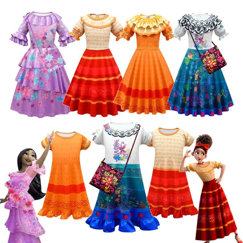 

Новинка 2022, костюмы для косплея девушек enmas Mirabel, детская одежда, красивые платья принцессы, детская одежда для дня рождения, карнавала, вечер...