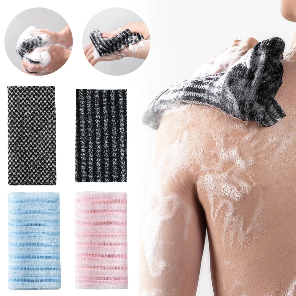 Brush For Back Towels Exfoliating Scrub Shower Sponge Body Bathroom Accessories