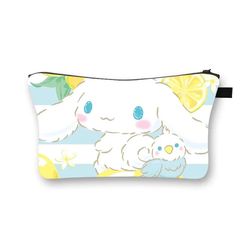 

2024 Sanrio Jade Dog Cinnamoroll Student Cosmetic Bag Children's Cute Mini Card Holder Cartoon Casual Toiletries Bag