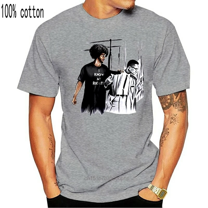 

Camiseta blanca Unisex, ropa Harajuku de Kaepernick, Malcom x-i knoet My earths
