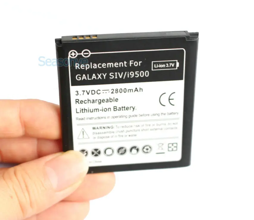 Seasonye 30 шт./лот 2800 мАч EB485760LU / B600BC B600BE Сменный аккумулятор для Samsung Galaxy S4 SIV i9500 i9505 i9502