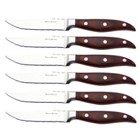 4 5inch stainless steel steak knifes 6 piece set steak knives kitchen knife cutlery gift box kitchen gadgets 2020 free shipping