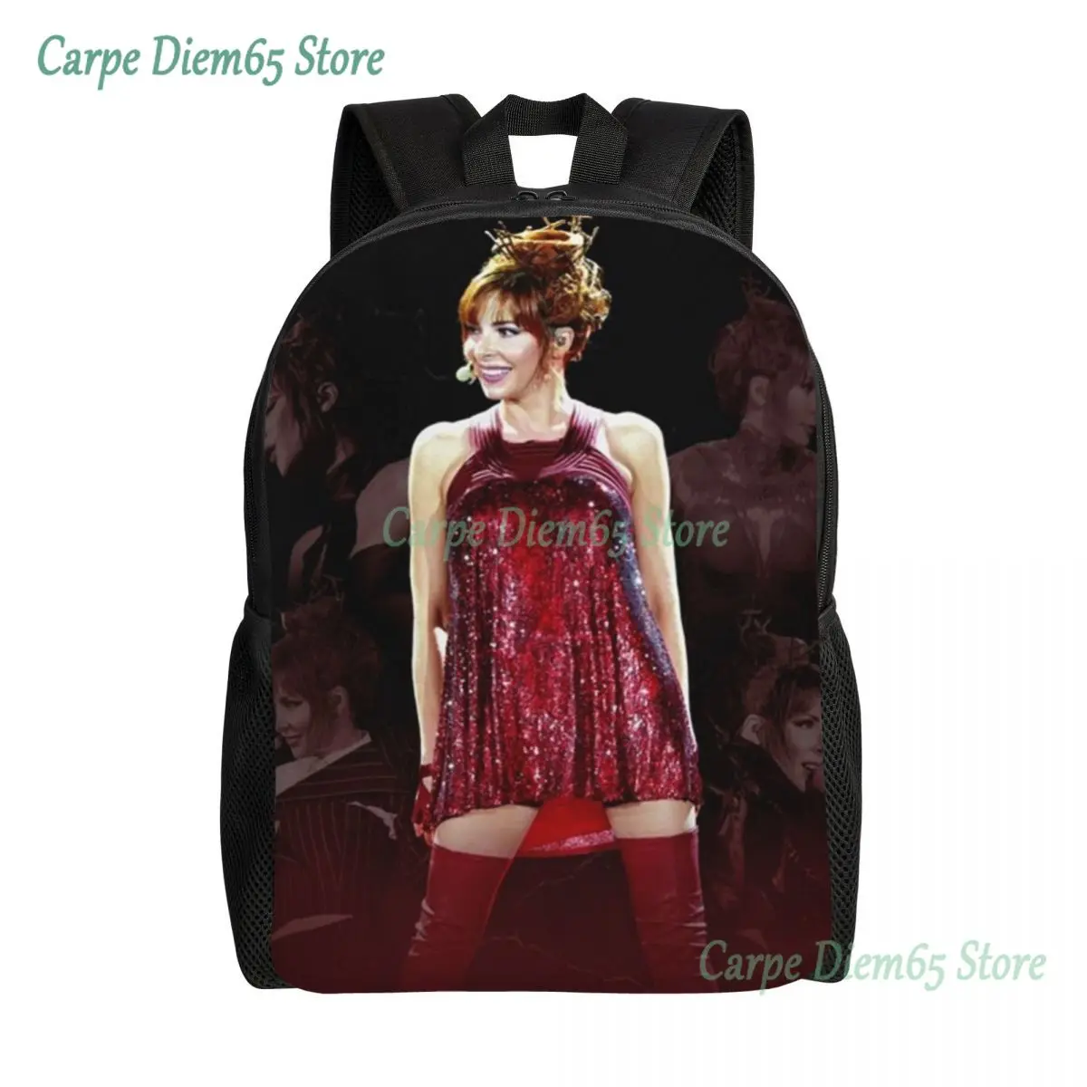 

Mylene фермерские рюкзаки для мужчин и женщин, водонепроницаемая школьная сумка для колледжа, французская певица, сумки для книг с принтом