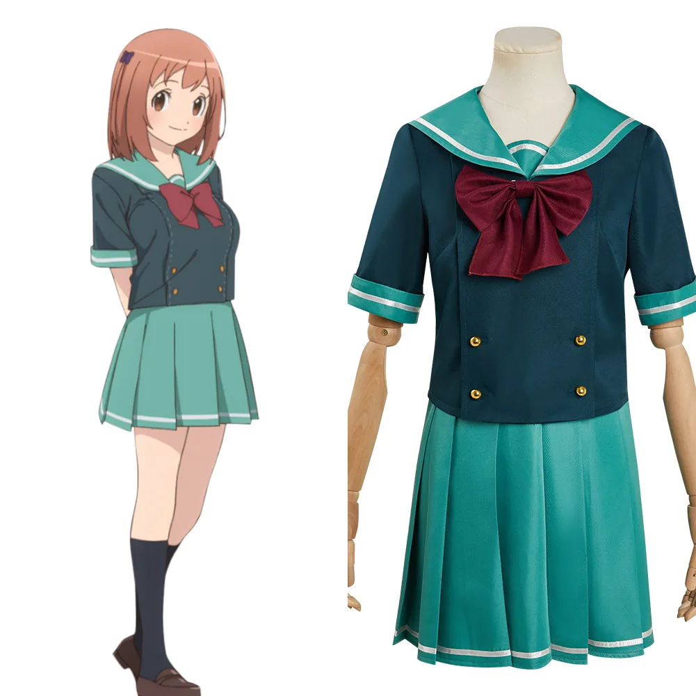

Anime The Devil is a Part-Timer Sasaki Chiho Cosplay Costume Uniform Dress Outfits Halloween Carnival Suit