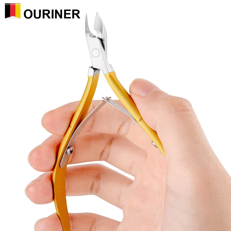 

Nail Art Cuticle Scissor Nippers Clipper Dead Skin Remover Cut Plier Manicure Stainless Steel Trimming Pedicure Care Tool
