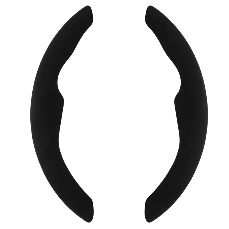 

Car Non Slip Steering Wheel Protector Cover Breathable Car Steering Wheel Accessories For Tesla Model 3 Model Y 2017-2022 Black