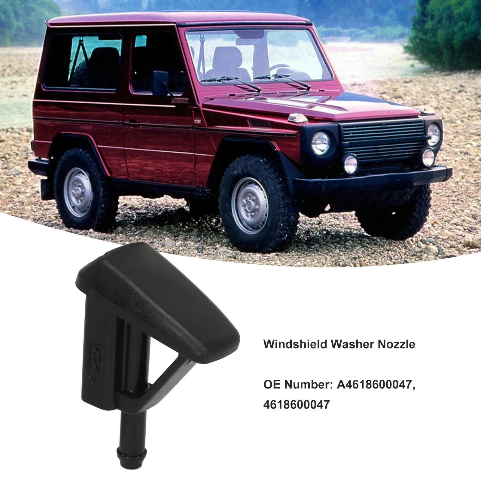 

4618600047 Форсунка омывателя A 4618600047 Замена форсунки омывателя ветрового стекла для G-Class W460 W461