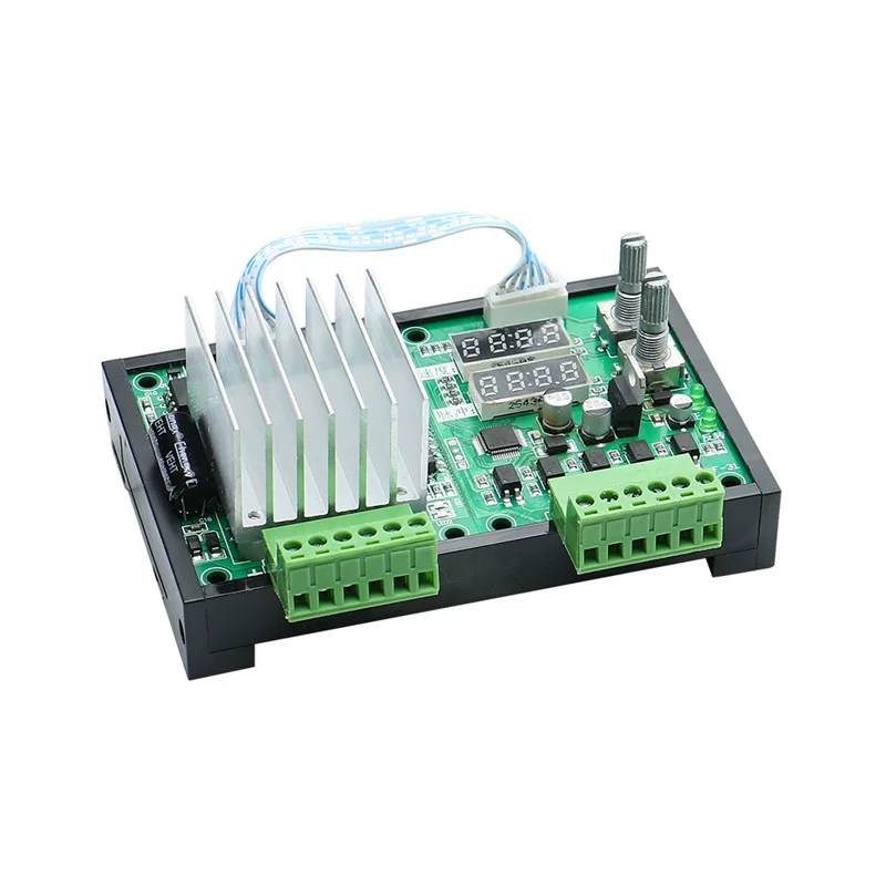 

stepper motor 57 control board driver programmable pulse speed regulation set forward and reverse trigger limit yf31