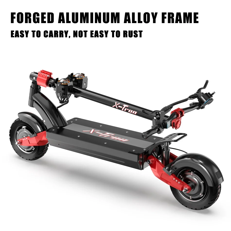 $1299.20 Warehouse In Europe Dual Drive Scooter Electric X-Tron 60V 3200W e scooter Folding Kick Scooters Electric Scooters for Adults