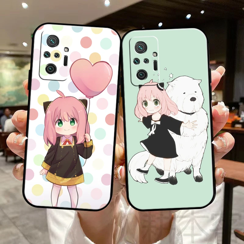 

SPY×FAMILY Anime Phone Case For Xiaomi Redmi Note 9T 9S 9 Pro Max 10 10X 10 Pro 10T 10S 5G Silicone Cover Coque Funda Soft