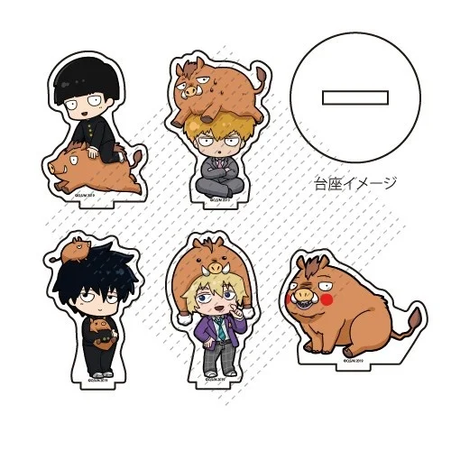 

Anime Mob Psycho 100 Reigen Arataka Kageyama Shigeo Ritsu Teruki Mini Action Figure Doll Acrylic Stand Model Cosplay Toy Gift