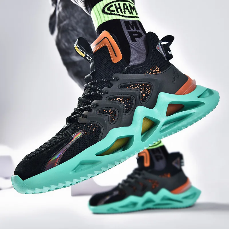 Мужские весенние повседневные спортивные туфли женские кроссовки летающие
