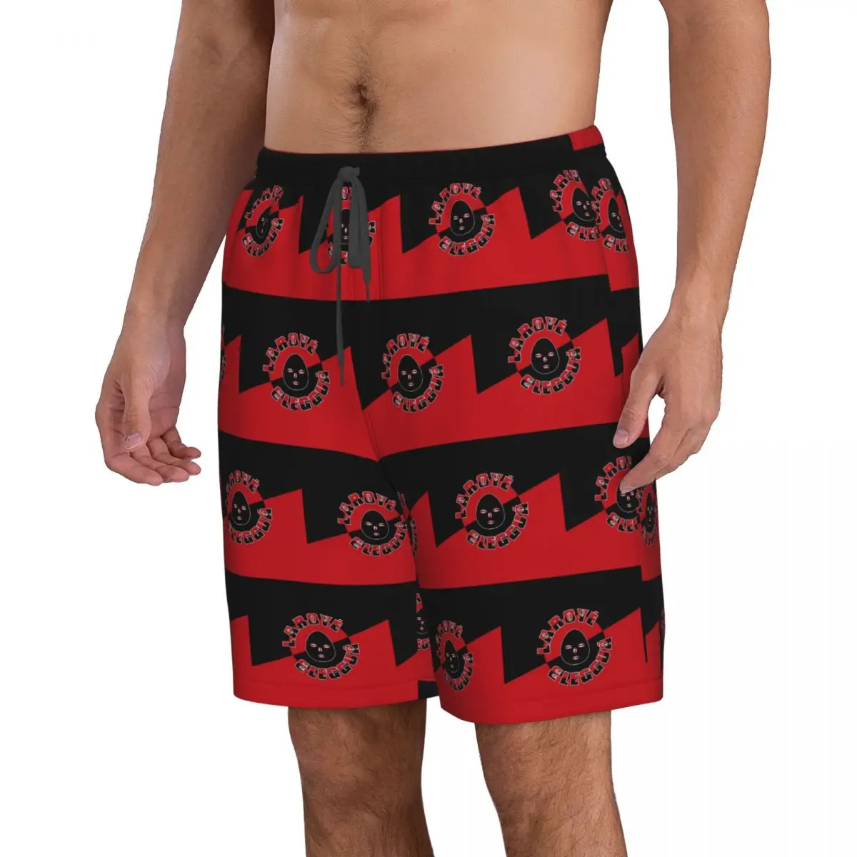 Фото Пляжные шорты Eleggua Trunks, повседневные быстросохнущие летние мужские шорты для плавания №3