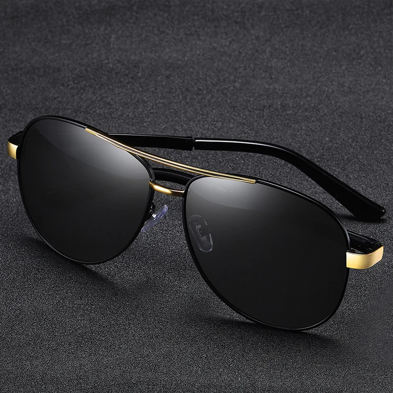 

Очки солнцезащитные мужские/женские поляризационные, классические модные темные очки для вождения UV400, с черными линзами, для путешествий, ...