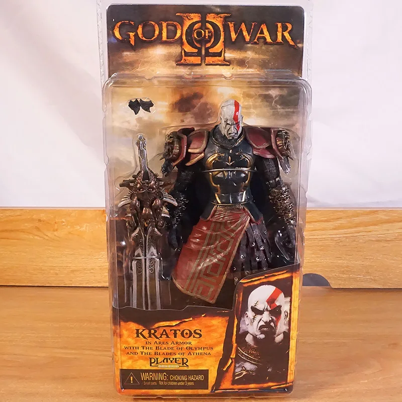 NECA God of War 2 II Кратос в Ares Броня W лезвия 7 "ПВХ фигуркы игрушки Лидер продаж
