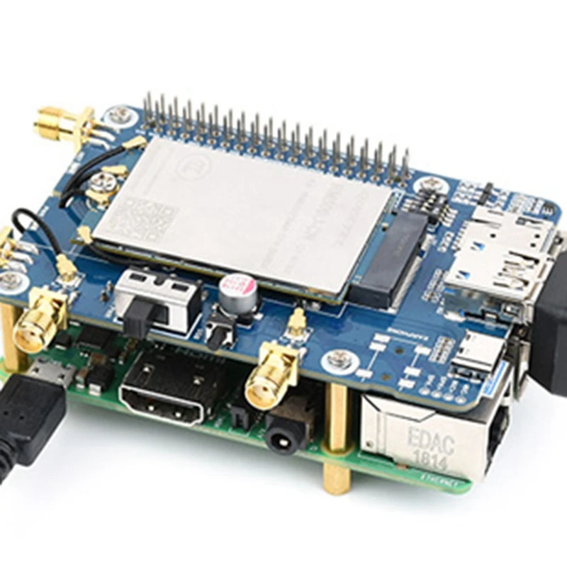 RM502X 5G HAT для антенн Raspberry Pi Quad LTE-A многодиапазонный 5G/4G/3 высокоскоростной 2 слота