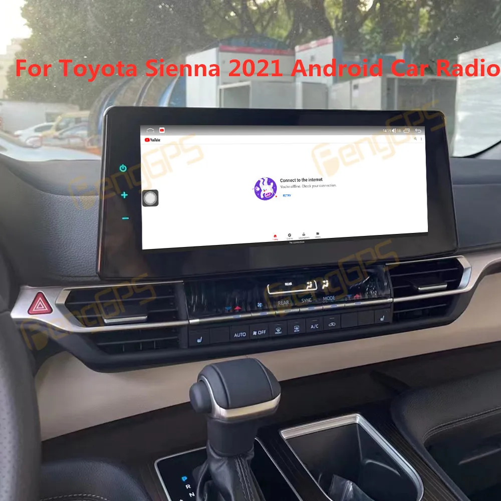 

Автомагнитола для Toyota Sienna 2021, Android, 2Din, стерео-приемник, Авторадио, мультимедийный плеер, GPS-навигация, экран головного устройства