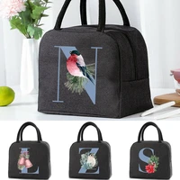 women insulated lunch bags waterproof zipper thermal lunch bags for child portable fresh food cooler bag lunch box tote pouch