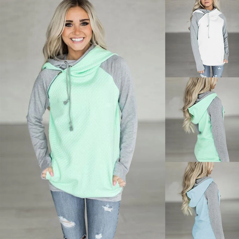 

2020 Autumn Oversized Hoodie Women Sweatshirts Oversize Warm Hoody Ladies Female Long Sleeve Hooded Sweatshirts For Women Pink