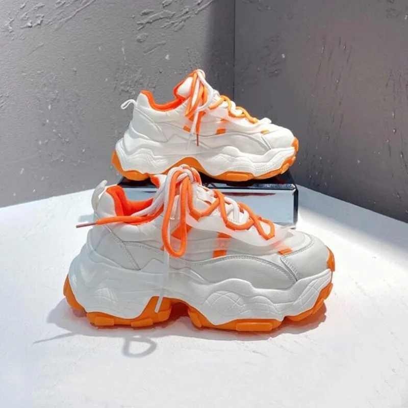 

Height Increasing Chunky Sneakers Women Platform Shoes New Fashion Breathable Sport 2022 Designer Sneaker Woman Basket Femme