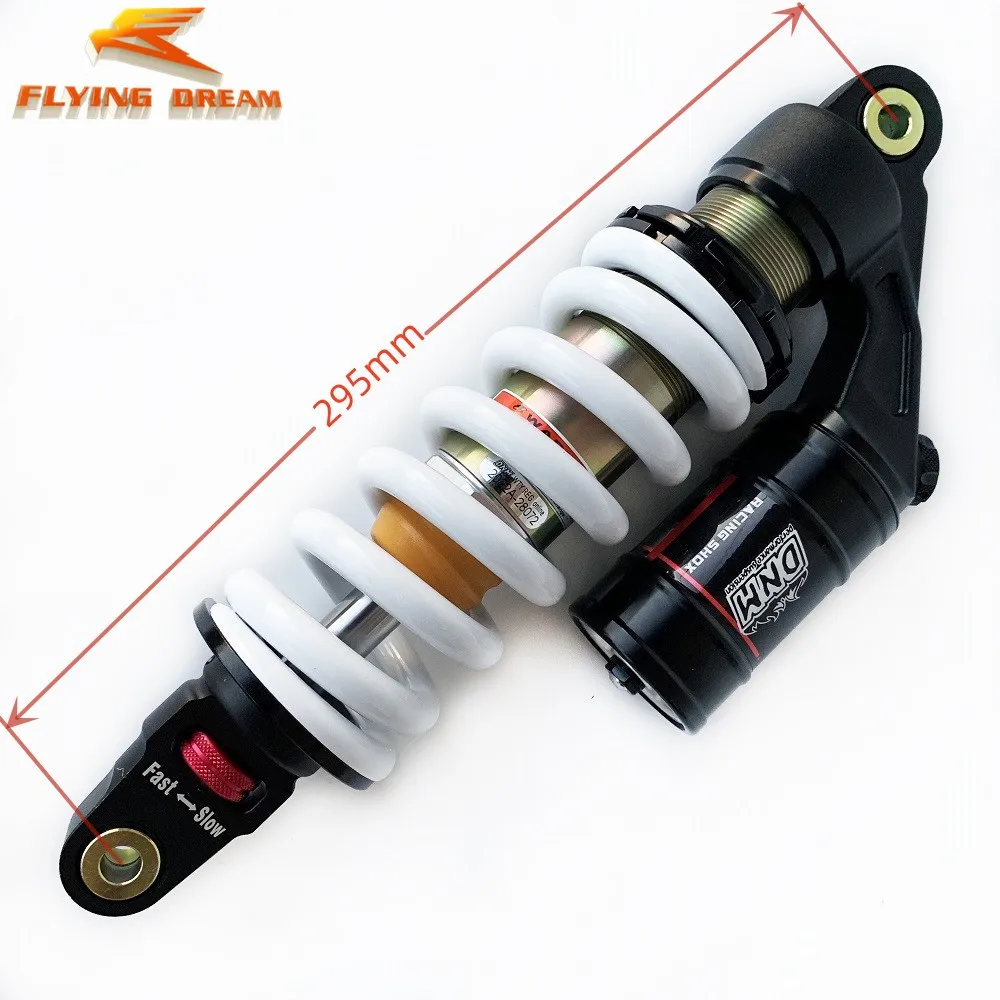 

Подвеска для заднего амортизатора велосипеда для питбайка, двойная регулируемая подвеска для мотоцикла, квадроцикла, 295 мм, 360 фунтов