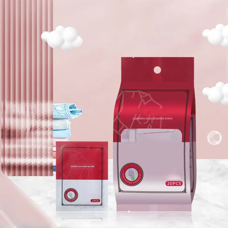 Влажные салфетки для удаления пятен с одежды индивидуально упакованные чистящие
