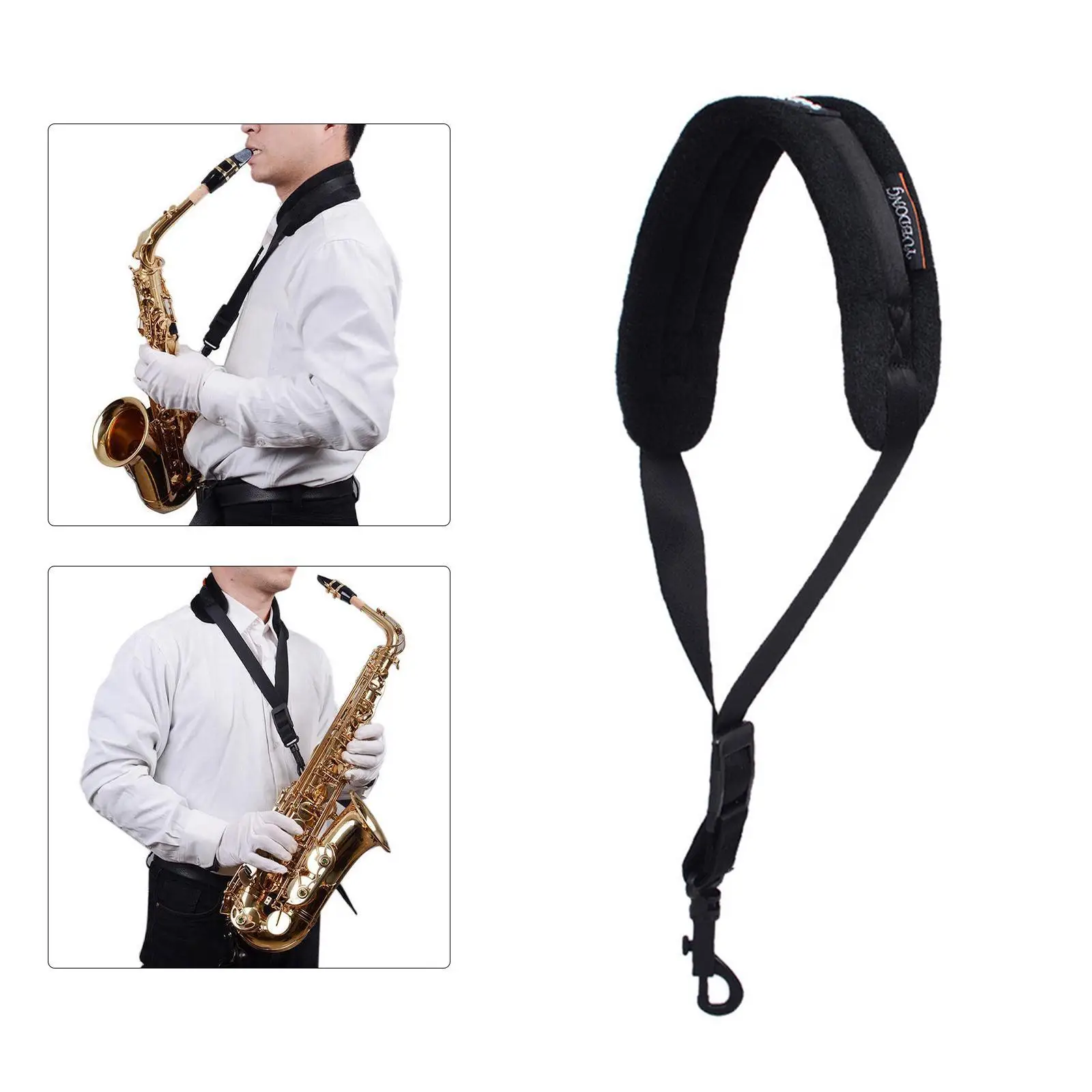 

Sax Neck Strap with Metal Snap Instrument Accessories for Soprano Saxophone A
