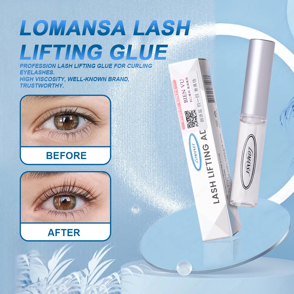 20 бутылочек Permania Lomansa Lashes Lift Kit для наращивания ресниц профессиональный клей