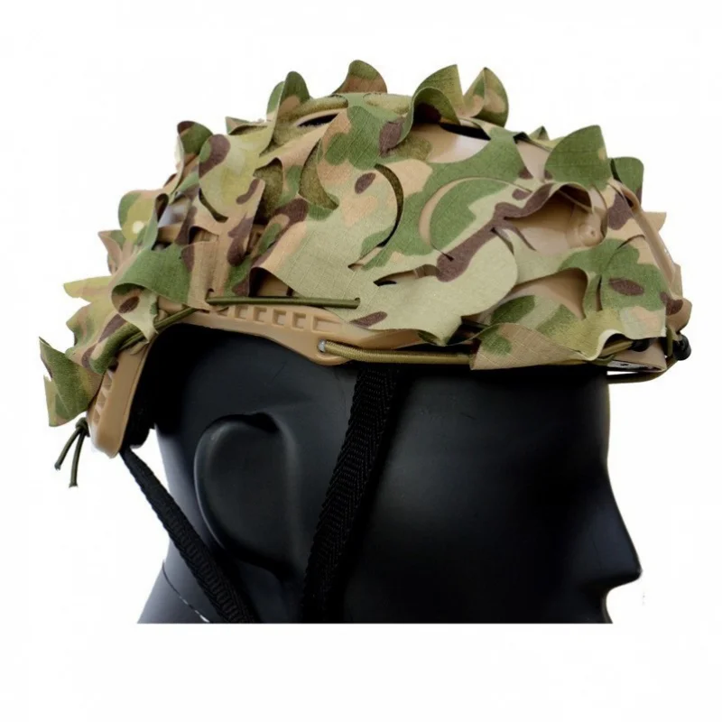 

Laser Cutting 3D Helmet Cover Skin Camouflage Helmet Cloth Strip For FAST Tactical Helmet