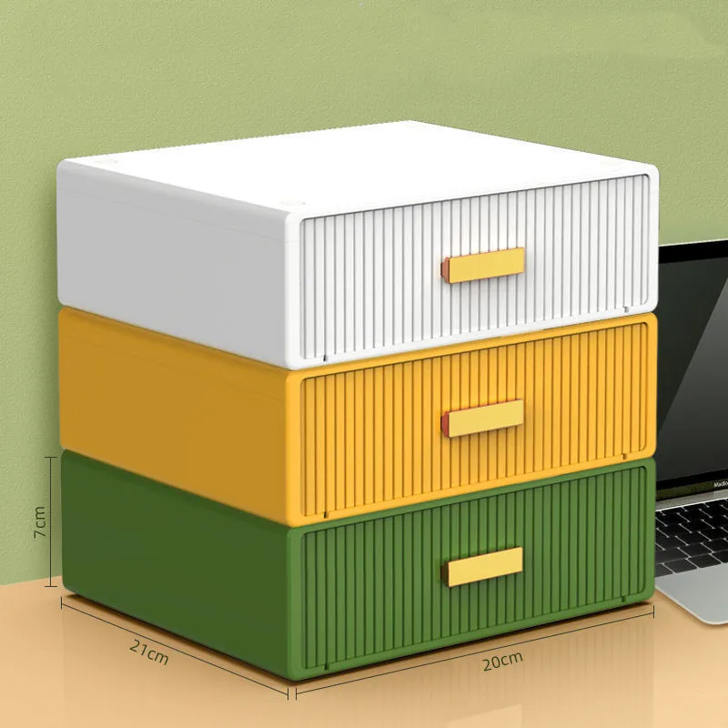 

21x20CM Under Desk Storage Drawers Desktop Plastic Storage Container Shelf Office Desk Bottom Invisible File Storage Case