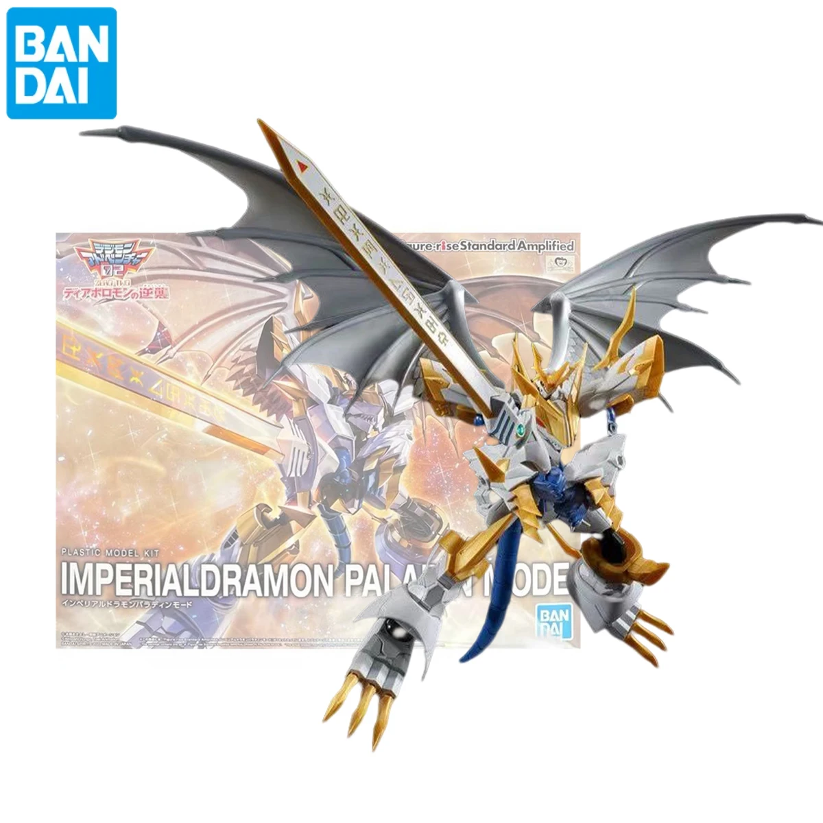 Фигурки героев аниме BANDAI Digimon, Оригинальные фигурки в сборе, Императорский драмон, пальдин, аниме, игрушки
