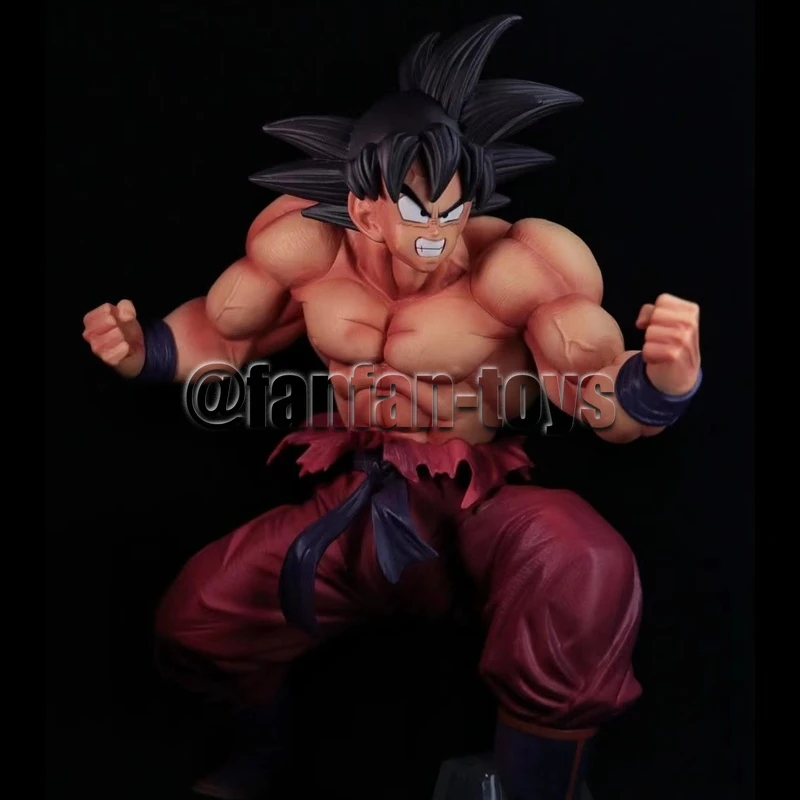 Фигурка В наличии 18 см из аниме Драконий жемчуг Z фигурка Son Goku Kaiouken Kakarotto ПВХ
