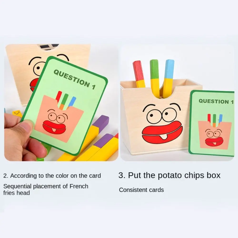 Рисунок 3 - Цветные познавательные деревянные картошки-фри