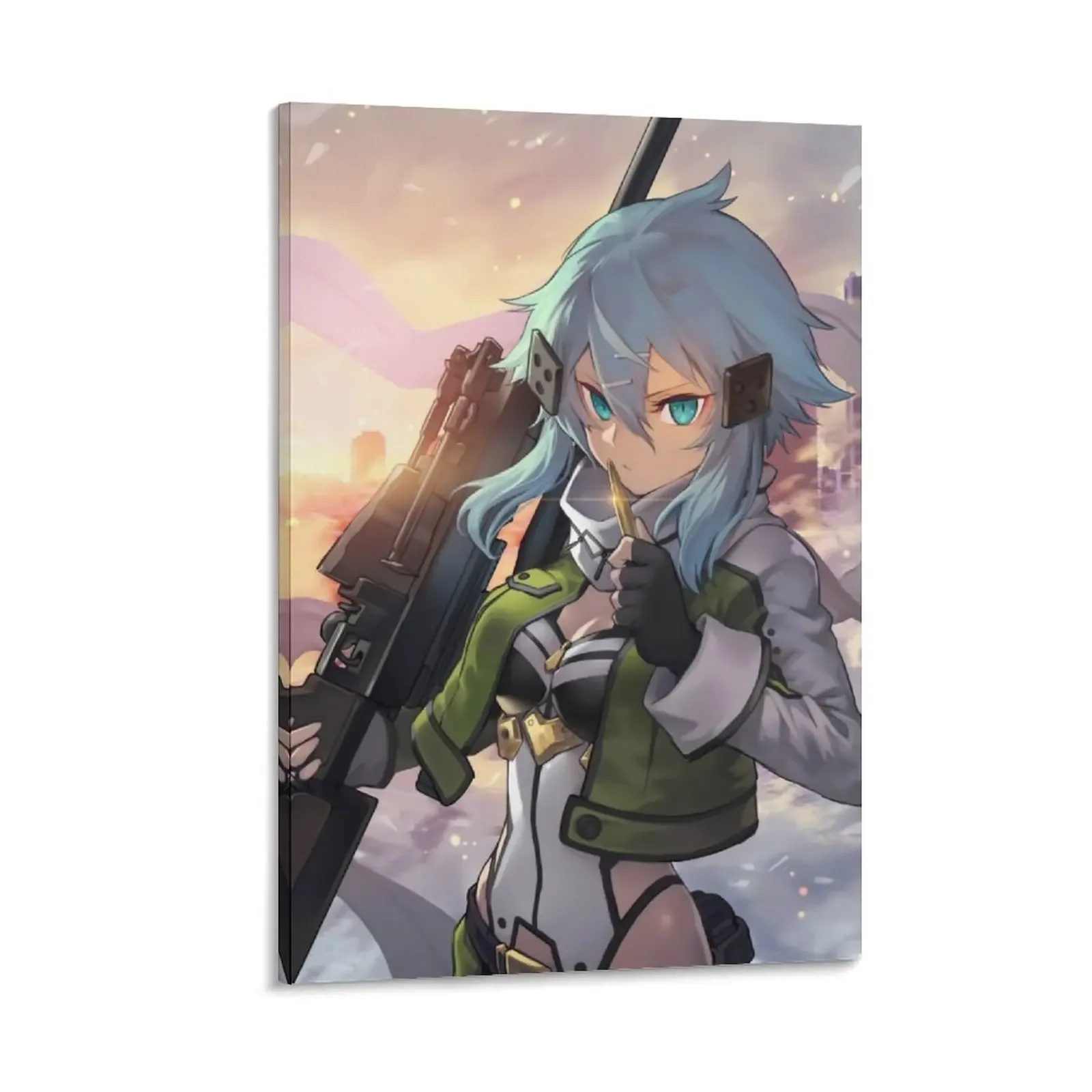 Если меч искусство онлайн аниме Waifu Холст Картина настенное украшение живопись