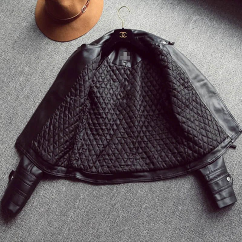 PU Leather Jacket Women Motorcycle Coat Korean Jacket Women Leather Jacket Winter Jacket Women 2022 Women's Leater Jacket Female