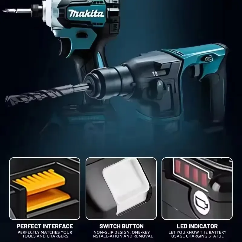 Литий-ионный аккумулятор 18650 подходит для электроинструмента Makita BL1860 BL1830 LXT400