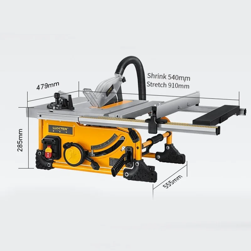 8 Inch Table Saw Portable Woodworking Machine For Jobsite M1H-ZP3-210 Wood Cutting Saw Dust-Free Wood Circular Saw