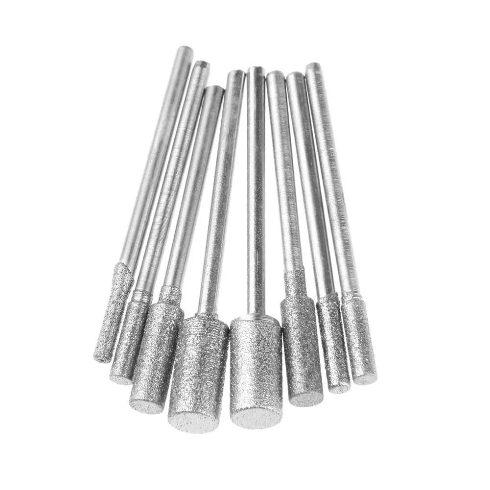 8 * шлифовальная головка 8x алмазная режущая наждачный нефритовый камень резьба