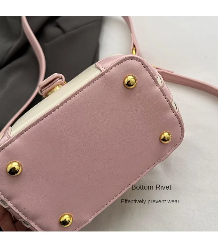 Женская сумка YOUDEYISI контрастных цветов: летняя новая модная через плечо холщовая