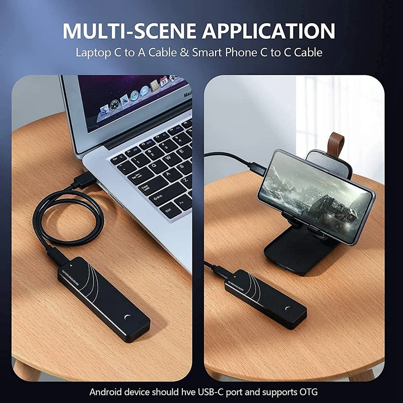 Корпус M.2 NGFF SATA SSD USB 3 1 Gen2 10 Гбит/с Pcie корпус для жесткого диска 6 |