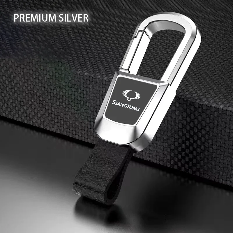 

Автомобильный кожаный брелок для ключей, брелок для ключей с подвеской, брелок для ключей Ssangyong Tivoli Торрес EVX XLV Kore-MOTION MUSSO GRAND C300