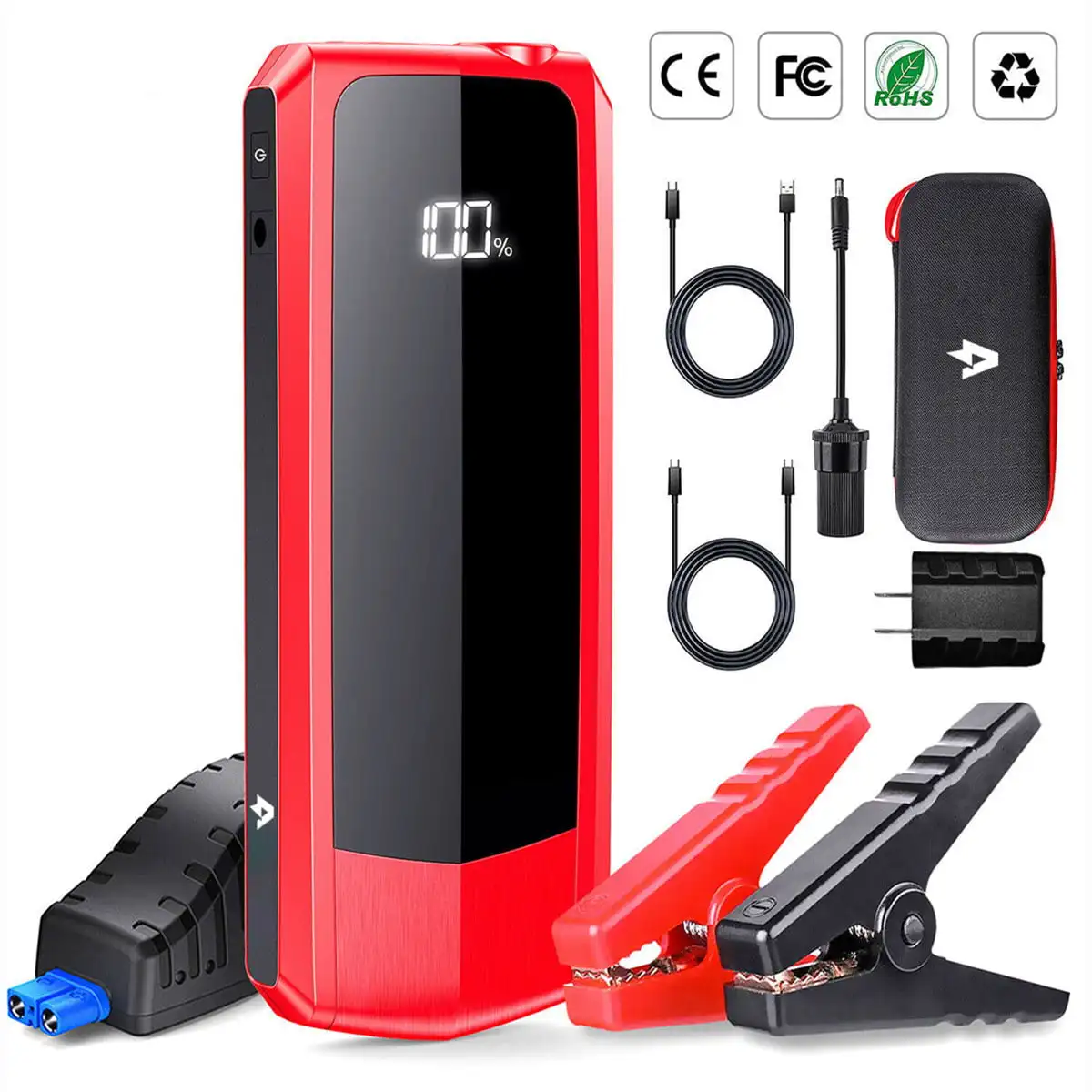 

Jump Starter Car Auto Battery Jump Starter Portable 2000A Charger 20000mAh Car Accessories