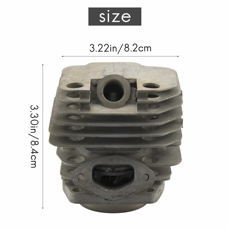 1 Set Diameter 45Mm Chainsaw Cylinder And Piston Fit 52 52Cc Spare Parts For Gasoline/Oil Spares