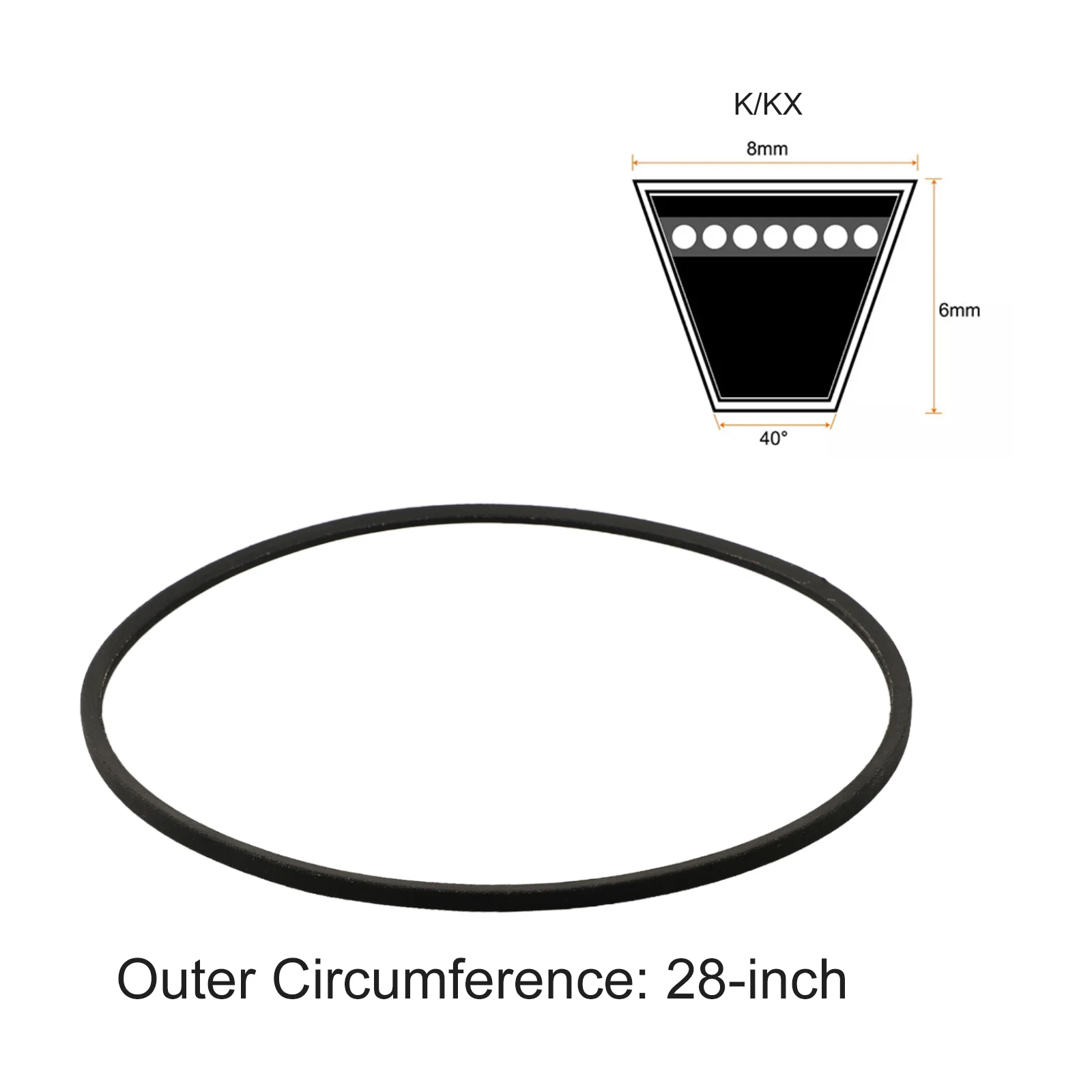 1 шт. V-образный резиновый привод для дрели K28