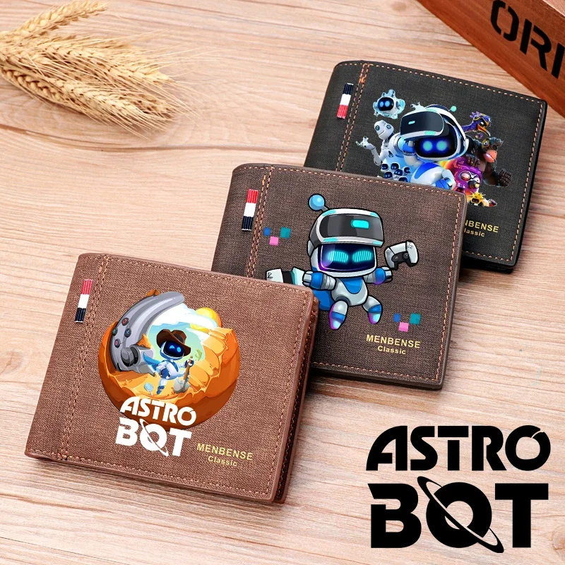 Фото Кошелек AstroBoted, кошелек с героями мультфильмов, сумка для карт, многофункциональная сумка для хранения банковских карт, удостоверений личности, мужской кошелек, подарки №1