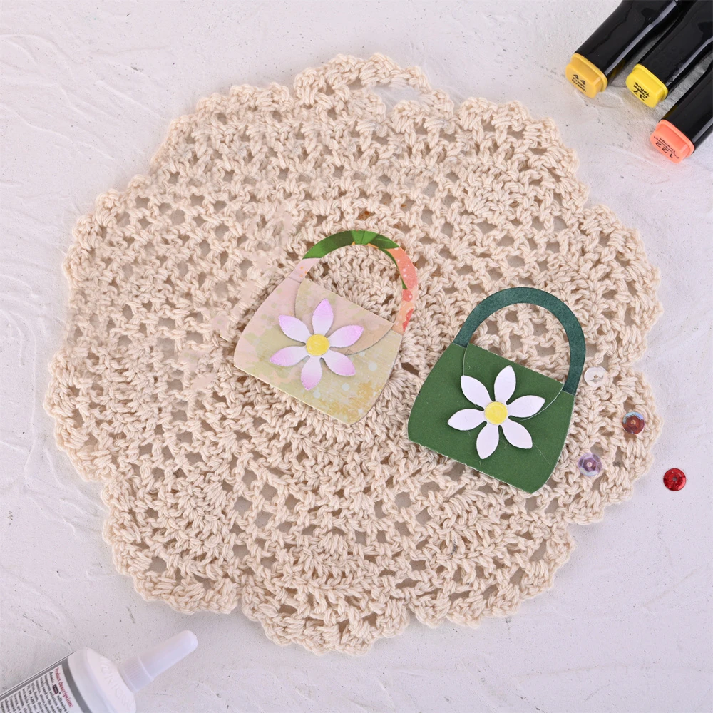 

Small bag can be three-dimensional and plane design DIY metal cutting embossing knife die scrapbook decoration