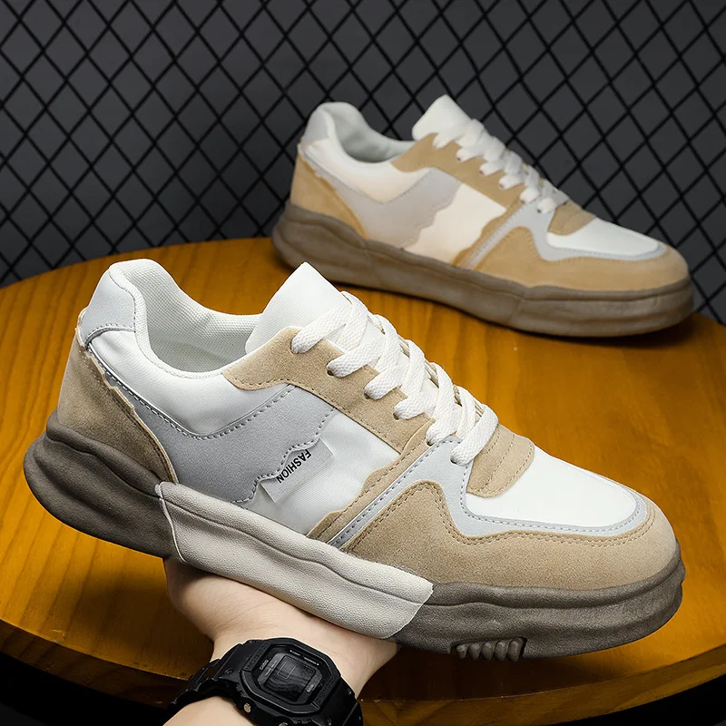 Men Sneakers Low Top Casual Outdoor Anti-Slip Lace-Up 2022 Summer Breathable Fashion Male Leisure Lightwei Rubber Vulcaniz Shoes