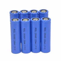 8pcslot icr 18650 lithium battery 2200mah 3 7v rechargeable li ion batteries pkcell for led flashlight torch laser pen