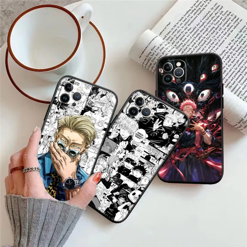 Фото Чехол для телефона TR66 Jujutsus Gojo Anime для Motorola Edge 60 60s 70 G86 G56 G54 E14 G04S G45 G54 G64 S30 S50 X30 X40 X50 Pro Power №4
